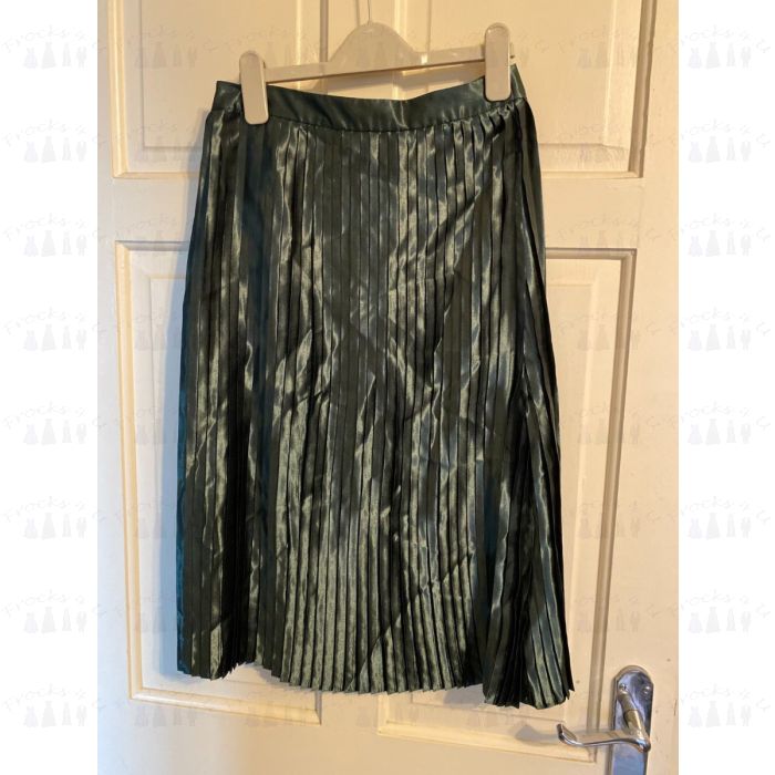 BNWT JOE BROWNS LADIES GREEN PLEATED SKIRT SIZE 6