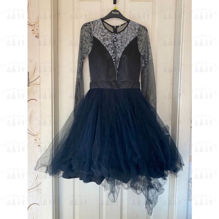 Black and blue party dress outlet